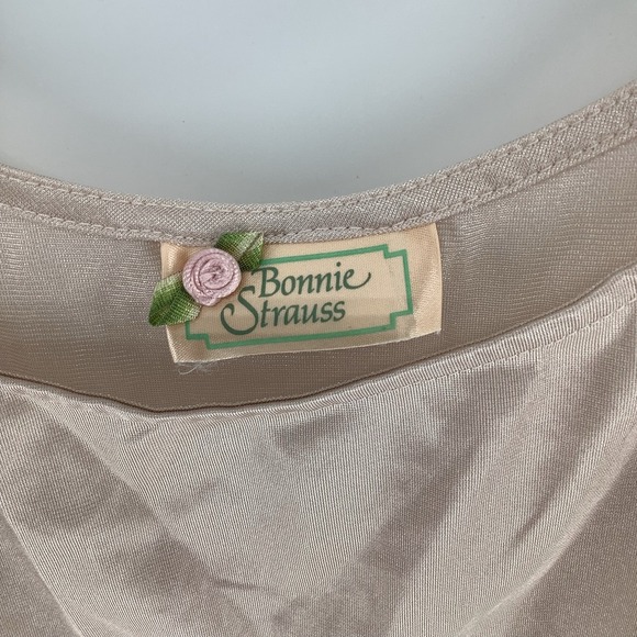 Bonnie Strauss Dresses & Skirts - Bonnie Strauss Dress Womens Slip Floral Rose Embroidered sz 6